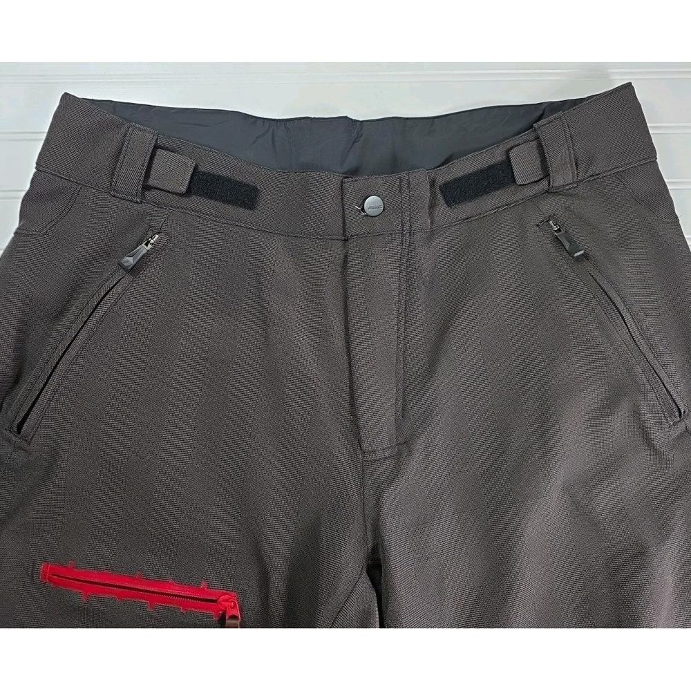 Columbia Snow Pants Mens XL BROWN Titanium Omni-Tech Waterproof Ski Shell STRETC